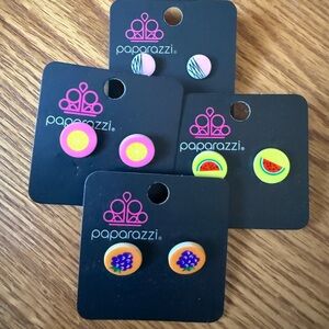 Paparazzi Fruit Earrings Set